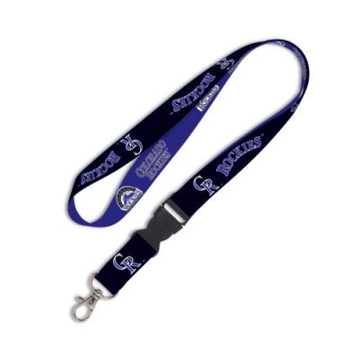 COLORADO ROCKIES OFFICIAL LOGO LANYARD KEYCHAIN