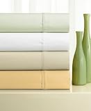 Wamsutta "300 Thread Count" Egyptian Cotton Sateen Pillowcases, Standard Pair Beige
