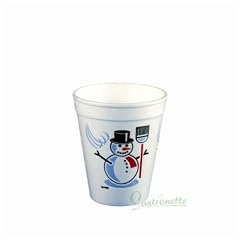 Thermobecher, EPS 0,2 l � 7,9 cm 9,1 cm weiss "Schneemann" Menge: 50 St Heissgetr�nkebecher, Gl�hweinbecher, Einwegbecher, Party-Trinkbecher, ToGo-Becher