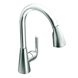 Moen S71708 Ascent One-Handle High Arc Pulldown Kitchen Faucet Featuring Reflex, Chrome by Moen
