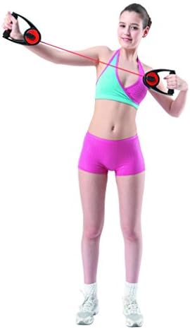 Adjustable Latex Resistance and stretch Band With Handles Easily Adjusts From 12 to 62 Inches