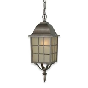 Royce Lighting RLC3305-15 Outdoor Convertible Lantern Corinthian Bronze with Sepia Tinted... by Royce Lighting