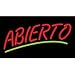 Abierto Neon Sign - Spanish Open Store Sign