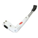 Foxnovo Universal Adjustable Aluminum Alloy MTB Road Bike Side Kickstand (White)