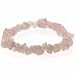 Genuine Rose Quartz Chip Stretch Bracelet