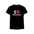 JOllify T-Shirt unisex - I love Braunschweig