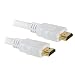 2M 2 Metre HDMI Lead White Cable HD 1.3 V1.3 1080P Gold