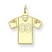 14K Panthers 00 Numbered Small Jersey Charm