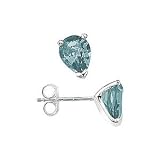 Crystal Set Silver Stud Earrings,