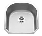 LineaAqua Venice 20 x 21 x 9 Undermount Stainless Steel Kitchen Sink