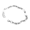 VINANI Damen Gliederarmband Fine Line Silber 925 AFL1