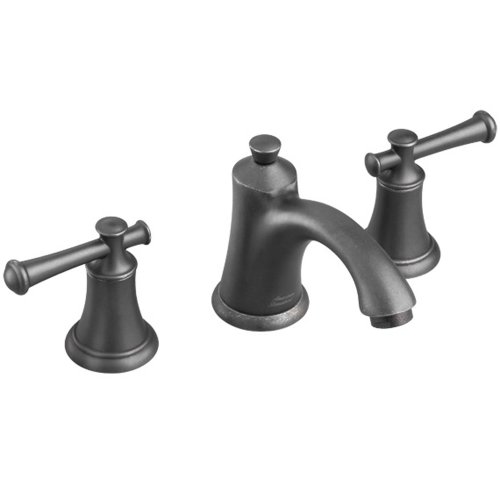American Standard 7415.801.068 Portsmouth Widespread Lavatory Faucet with Speed Connect Drain with Lever Handles, Blackened Bronze On Sale