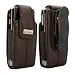 Electronics : Brand New Original Blackberry Pearl 8100 8110 8120 8130 BROWN (Burnt Sienna) OEM Leather Case Pouch Holster with Swivel Belt Clip