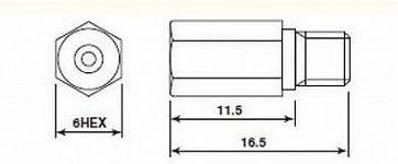 SP Takekawa main jet # 135 Keihin 24 28 for 00-03-0104