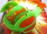 BAKUGAN BAKUCLEAR NEW LOOSE RARE VENTUS NEON GREEN SIRENOID WITH ORANGE MARKINGS 560G