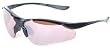Newport 51 TR90 Sport Frame Sunglasses for Fishing, Golf, Cycling and All Active Sports (Black & Copper)