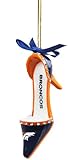 Denver Broncos High Heeled Shoe Ornament