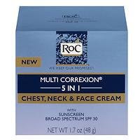 RoC Multi Correxion 5 in 1 Chest, Neck & Face Cream with SPF 30, 1.7 oz