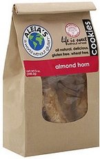 Aleia's Gluten Free Foods Cookies, Almond Horn, Gf, 12-Ounce 