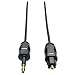 TRIPP LITE A104-02M Ultra Thin TOSLINK to Mini TOSLINK Digital SPDIF Audio Cable 2M