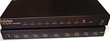 PTC Premium 8-Port (1x8) HDMI 1.3 Amplified Splitter / Signal Distributor - Supports Full HD 1080p