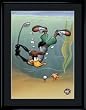 Toon Art-Underwater Daffy - Golf Wall D��cor