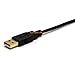 Cmple - USB 2.0 Cable A to Mini B 5 Pin Male High Speed USB Charger Data Cord Gold-Plated - 1.5 Feet Black, Laptop