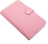 Belle Hop Travel Jewelry Organizer Case, Genuine Leather, Pink Color
