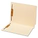 Globe-Weis End Tab Fastener Folders, 11 Point, 2 Fasteners, Letter Size, Manila, 50 Folders per Pack (44115)
