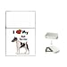 Chrome flip top lighter! Wick, flint and fluid fuel lighter. Measures 2.25"(H) x 1.5"(W) x 0.5"(D).Comes in a gift tin box.The image is printed directly onto the metal and coated with a top quality, waterproof enamel to insure long wear. FOR THE TRUE RAT TERRIER LOVER!