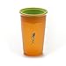 Translucent Wow Cup with Freshness Lid - 9 oz - Orange/Green - 2 Count