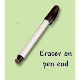 Dry Erase White Board Pen - Felt Eraser On Pen End