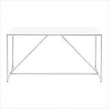 IMAGE OF Strut Medium Table Color: Ivory