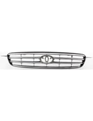 Automotive Parts and Accessories: Evan-Fischer EVA17772050930 Grille Assembly Grill Plastic shell and insert Chrome with gray - Evan-Fischer Auto Parts
