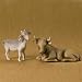 Willow Tree Ox and Goat Nativity Figurine Set