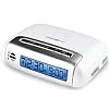 Moshi Speak n Set Touch Activated Travel Alarm Clock, White