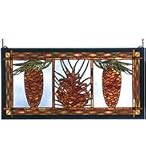 36W X 18H Northwoods Pinecone Window Windows