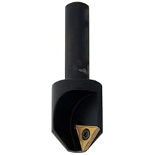 Dorian Tool CS82 82 Degree Indexable Countersink Cutter, 2-1/2" Overall Length, 1/2" Cutter Diameter, 1/2" Shank Diameter, 29/64" Face Width