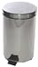 Cpd 12 Litre Stainless Steel Pedal Bin Silver