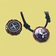 Saint Benedict Illustration Reversable Pendant with Adjustable Durable Nylon String Necklace - 1" Diameter