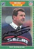 Mike Ditka autographed Football Card (Chicago Bears)