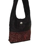 Produkt-Bild: Umh&auml;ngetasche Spirale Schwarz Bw35Xh30,5 Fair Trade