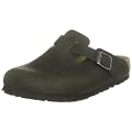 Birkenstock Boston , Unisex - Erwachsene Clogs & Pantoletten aus Glattleder