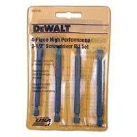 DEWALT DW2100 4 Piece Bit Assortment