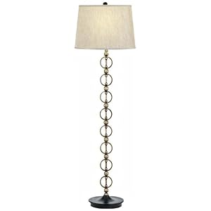 Circle Base Gold Energy Efficient 63 1 2 High Floor Lamp by Quoizel