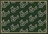 South Florida Bulls 7 8 x 10 9 Team Repeat Area Rug