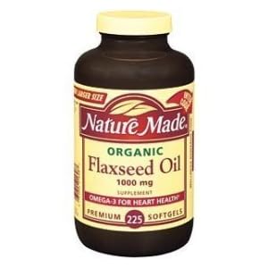 Nature Made Organic Flaxseed Oil 1,000 mg - 225 Softgels by Nature Made