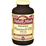 Nature Made Organic Flaxseed Oil 1000 mg - Omega-3, Omega-6, Omega-9 -225 Softgels