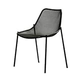 Round Side Chair Stuhl schwarz