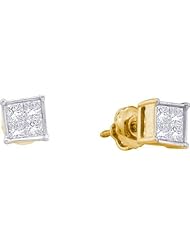 0.25CTW DIAMOND INVISIBLE EARRING